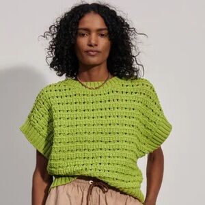 Varley Fillmore Knit - Lime Green Knit Women's Sweater